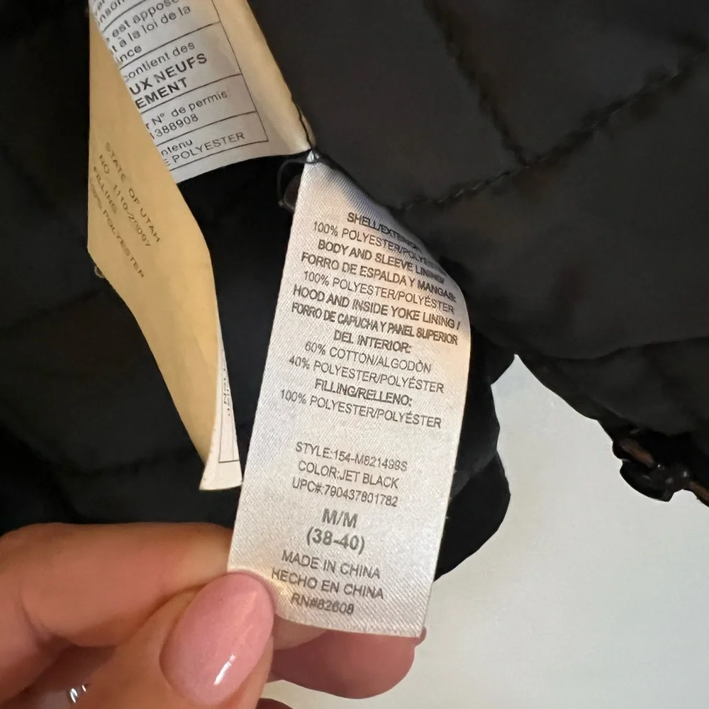Free Country‎ M Black Winter Coat